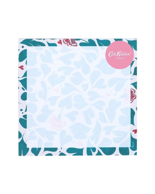 Cath Kidston Marble Heart Green Sticky Notes (6211)