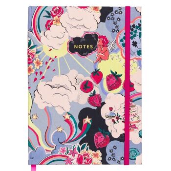 Cath Kidston Silver Linings Carnet A5 relié en tissu (6197) 4