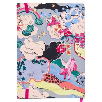 Cath Kidston Silver Linings Carnet A5 relié en tissu (6197) 5