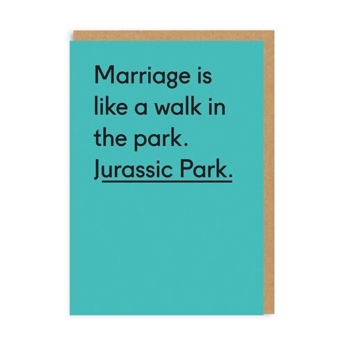 Jurassic Park Greeting Card (3362)