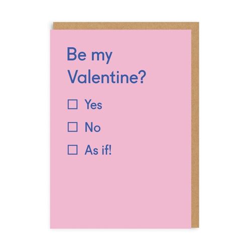 Yes / No / As If Greeting Card (3361)
