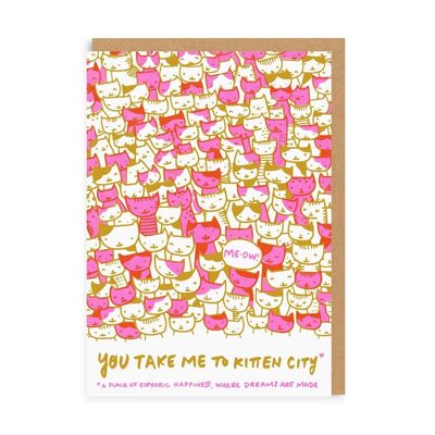 Kitten City Greeting Card (1236)