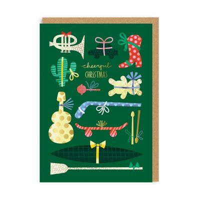 Gift Shapes Christmas Card (6698)