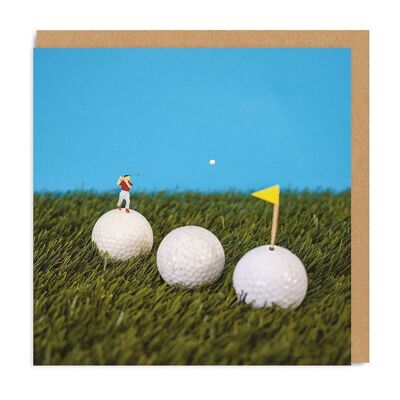 Biglietto d'auguri per piazza da golf Little Tiny People (6633)