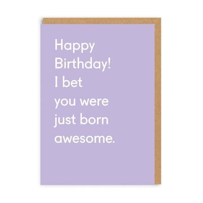 Karte „Happy Birthday You Were Born“ (6641)
