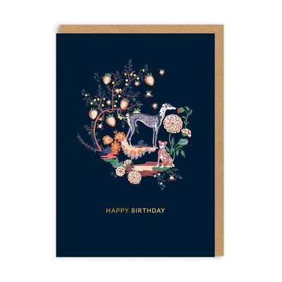 Cath Kidston Happy Birthday Painted Kingdom Greeting Card (6440)
