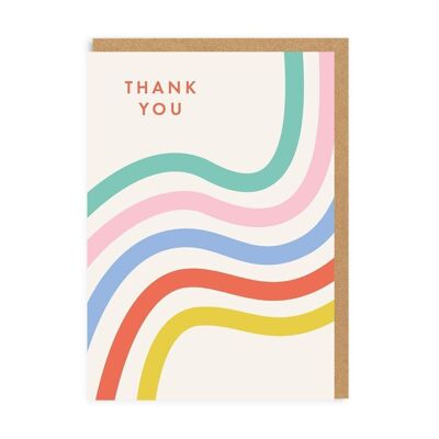 Grußkarte „Thank You Stripes“ (6668)