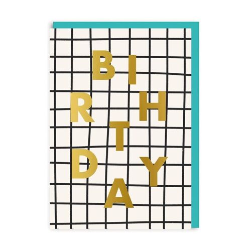 Birthday Check Greeting Card (6664)