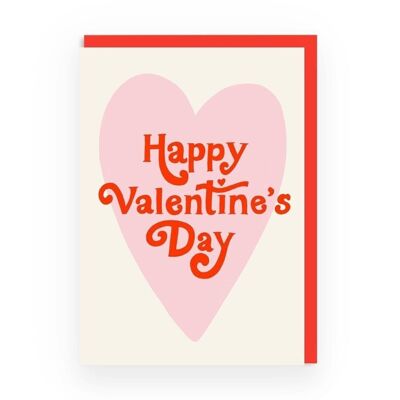 Happy Valentine's Day - Retro Heart