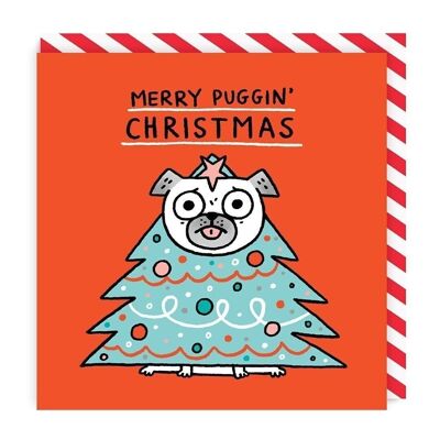 Merry Puggin' Christmas Square