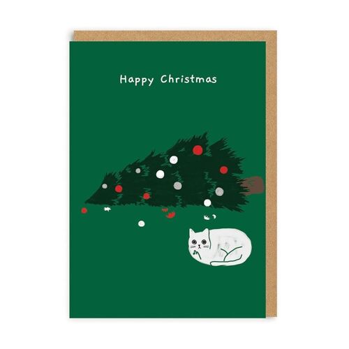 Fallen Christmas Tree Greeting Card (5601)