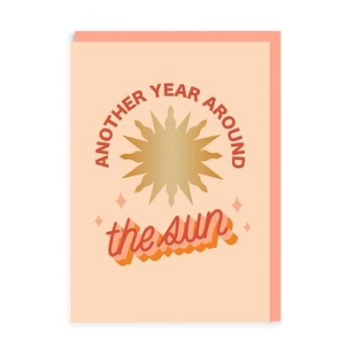 Tarjeta de felicitación Otro año alrededor del sol (5809)