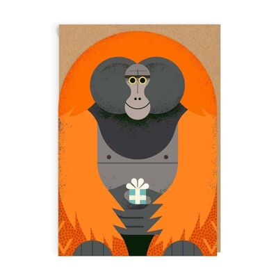 Birthday Orangutan Greeting Card (5470)