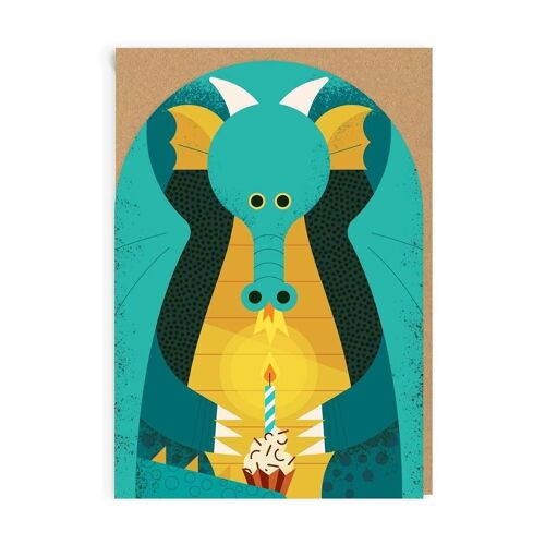 Birthday Dragon Greeting Card (5467)
