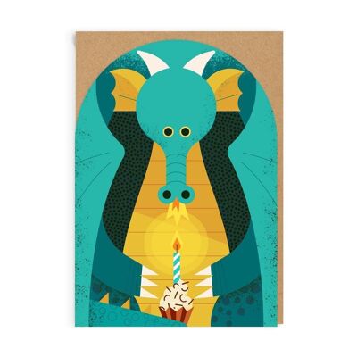 Birthday Dragon Greeting Card (5467)