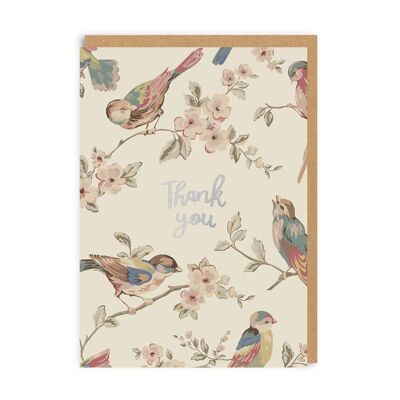 Cath Kidston Carte de vœux de remerciement oiseaux (5612)