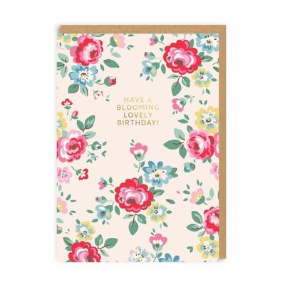 Cath Kidston tiene una hermosa tarjeta de felicitación de cumpleaños floreciente (5482)