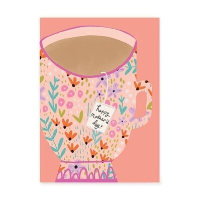 Tasse à thé Ditsy V pour la fête des mères