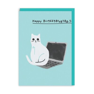 Happy Bir9669.. laptop Greeting Card (5173)