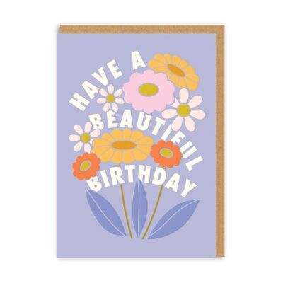 Que tengas una hermosa tarjeta de felicitación de cumpleaños (5330)