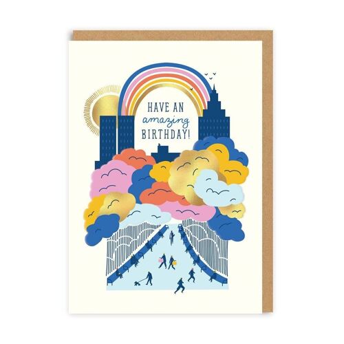 Have An Amazing Birthday City Greeting Card (5334)