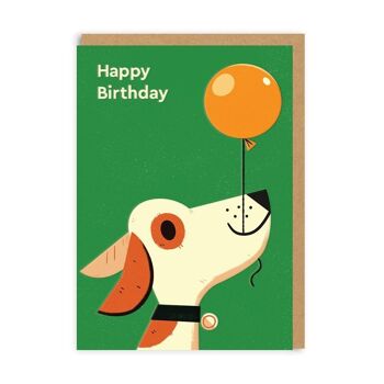 Carte de vœux d'anniversaire pour chien (5220)