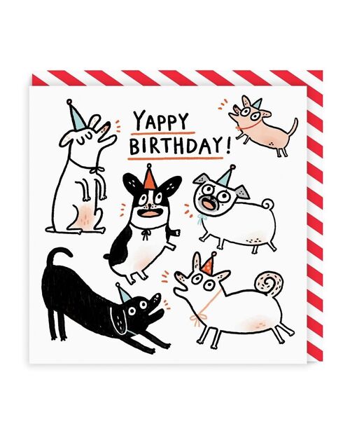 Yappy Birthday Greeting Card (4904)