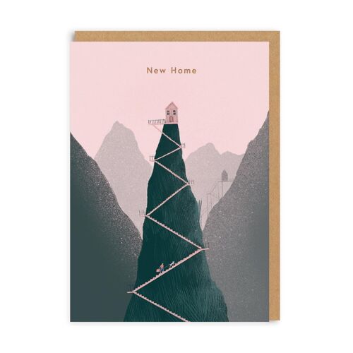 New Home Mountain Greeting Card (4951)