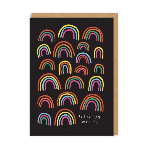 Birthday Wishes Rainbow Greeting Card (4696)