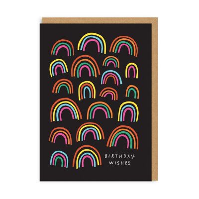 Birthday Wishes Rainbow Greeting Card (4696)
