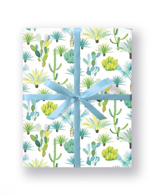 Californian Flat Cacti Gift Wrap (651)