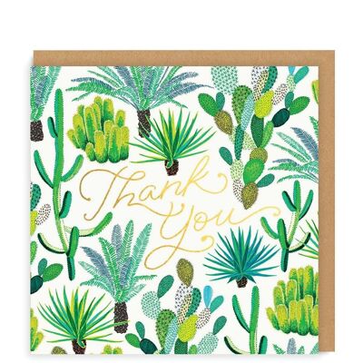 Cacti Thank You Greeting Card (1446)