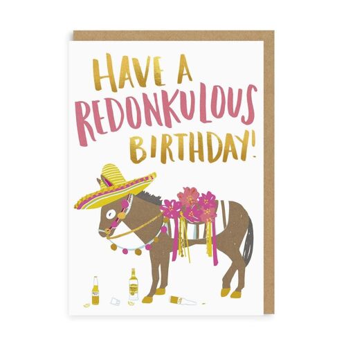 Redonkulous Birthday Greeting Card (1220)