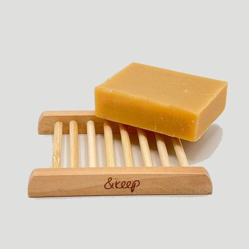 &Keep Wooden Soap Rack