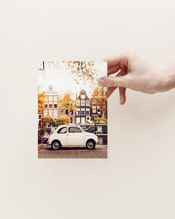 Carte postale Fiat à Amsterdam 3