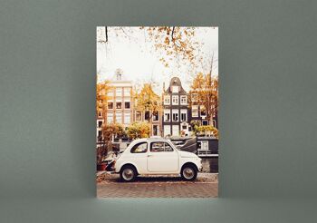 Carte postale Fiat à Amsterdam 1