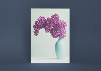 Carte postale lilas 4
