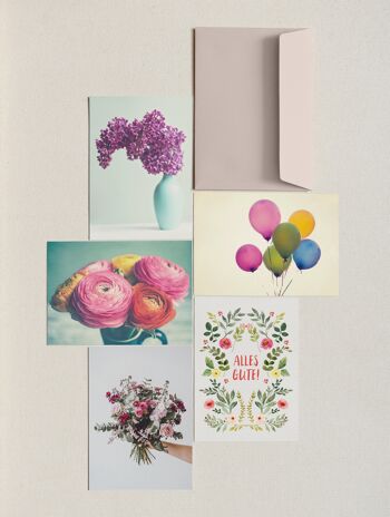 Carte postale lilas 8