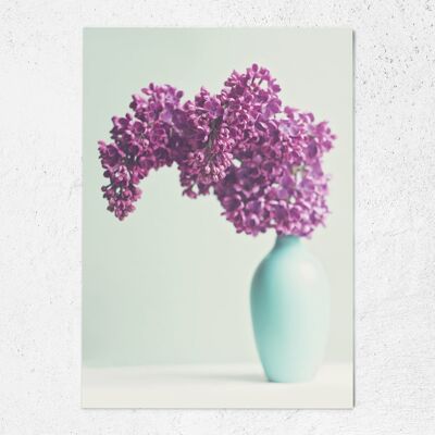 Carte postale lilas