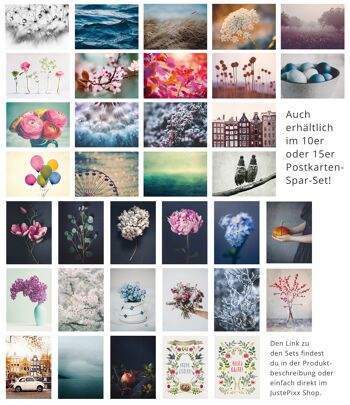 Carte postale bouquet de fleurs 5