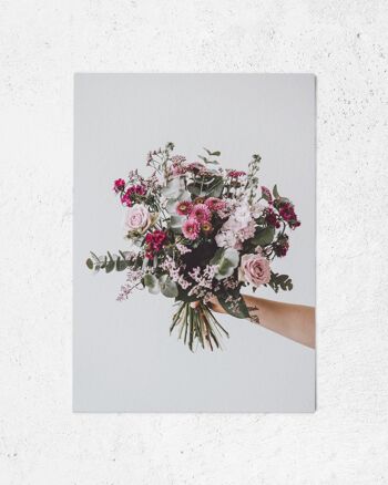 Carte postale bouquet de fleurs 1