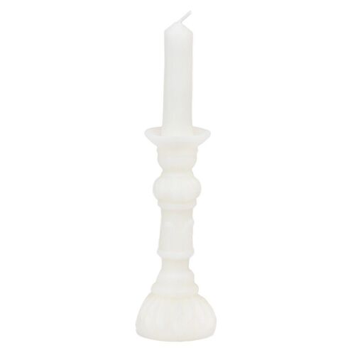 White Wax Candlestick Shaped Candle