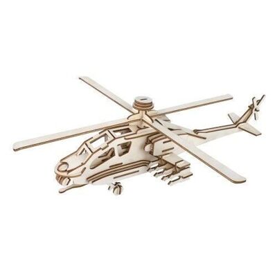 Building kit Apache Helicopter wood