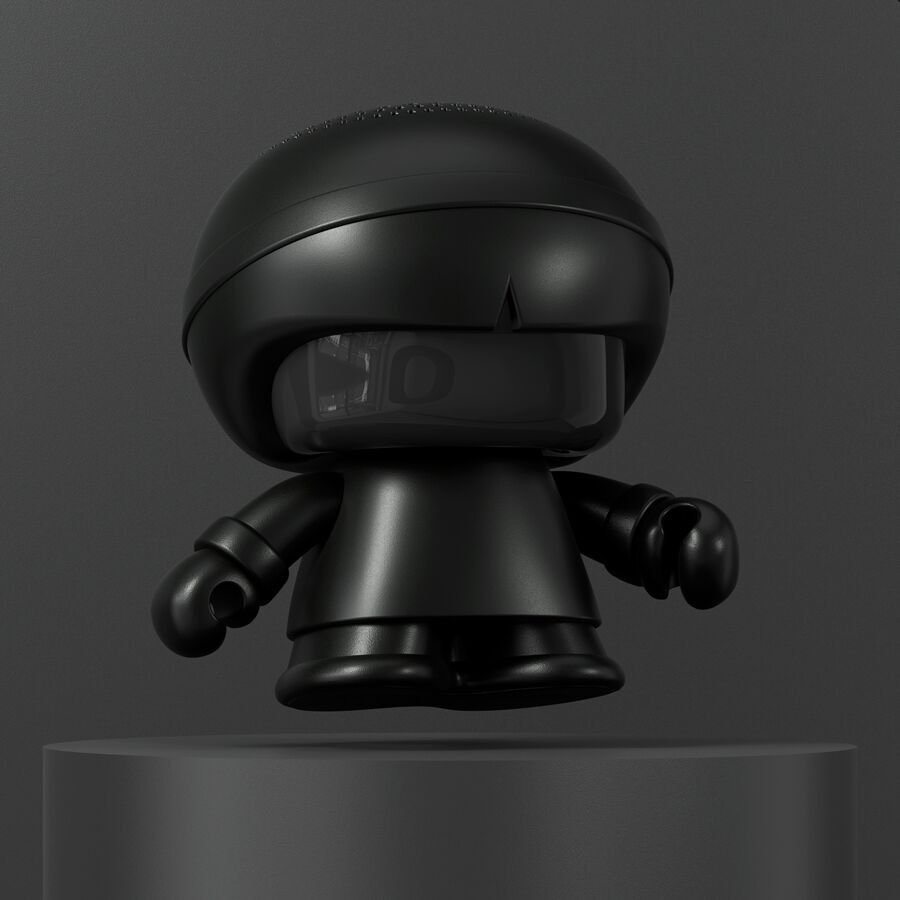 🎵Altoparlante Bluetooth Xboy in plastica riciclata - Nero🎵