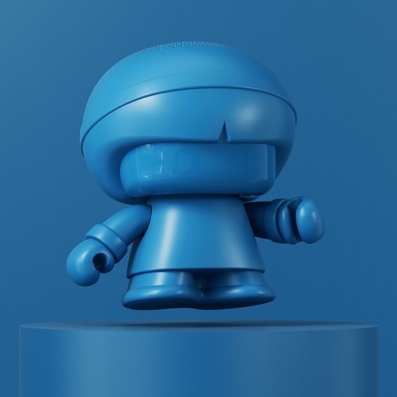 🎵Xboy Bluetooth-Lautsprecher aus recyceltem Kunststoff – Blau 🎵