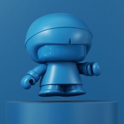 🎵Altavoz Bluetooth de plástico reciclado Xboy - Azul 🎵