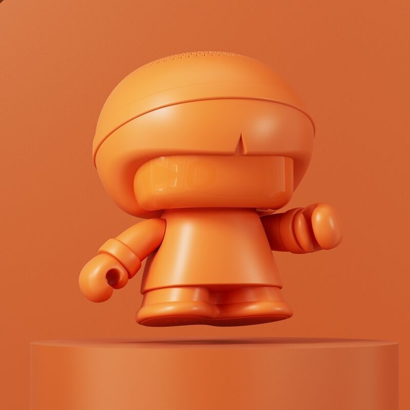 🎵Xboy Bluetooth-Lautsprecher aus recyceltem Kunststoff - Orange🎵