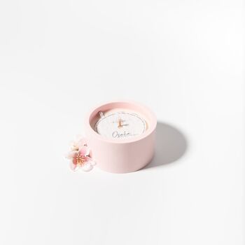 Bougie Osaka - Bougie Rechargeable et Parfumée Fleurs de cerisier, Glycines 3