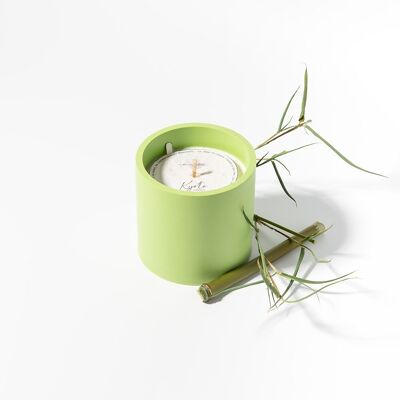 Kyoto Candle - Bamboo Refillable and Scented Candle