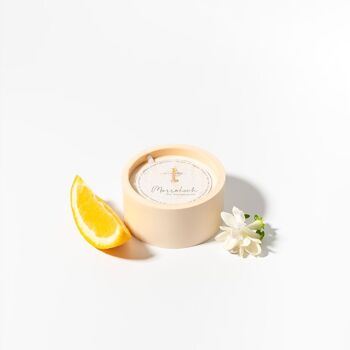 Bougie Marrakech - Bougie Rechargeable et Parfumée Fleur d'oranger, Jasmin 3